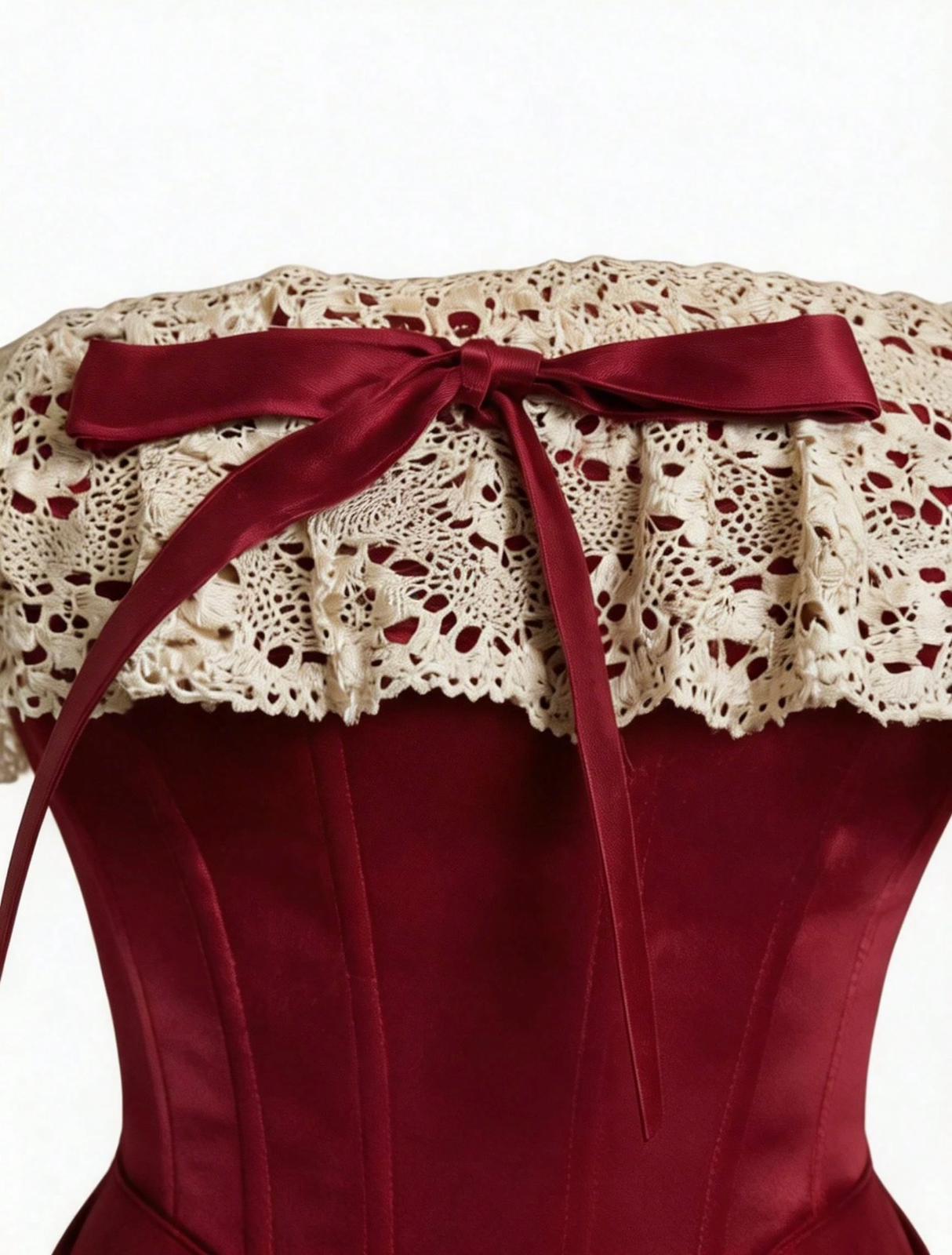 Corset Red Wine