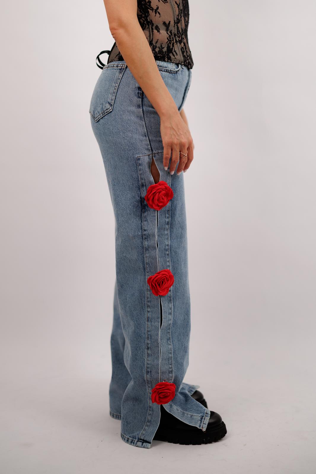 Blugi Flower Red Rose