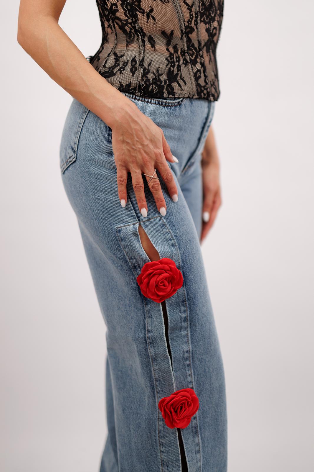 Blugi Flower Red Rose