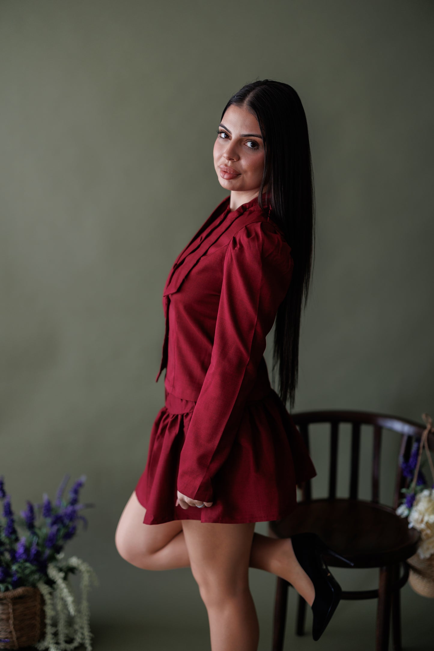 Compleu Classico Burgundy
